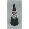 Image 1 : Arya Sterling Silver Turquoise Pyrite Ring