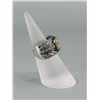 Image 2 : Spacecore Sterling Silver Canary Yellow CZ Ring