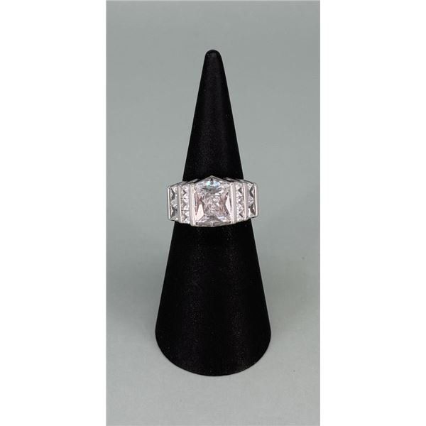 Dee Berkley Sterling Silver CZ Ring