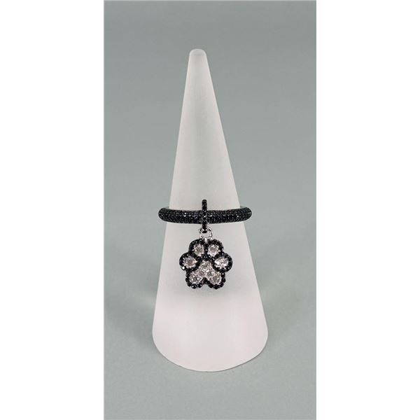 Spacecore Sterling Silver Cat's Paw Ring