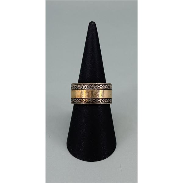 Rodney de Gruchy Two Tone Sterling Ring