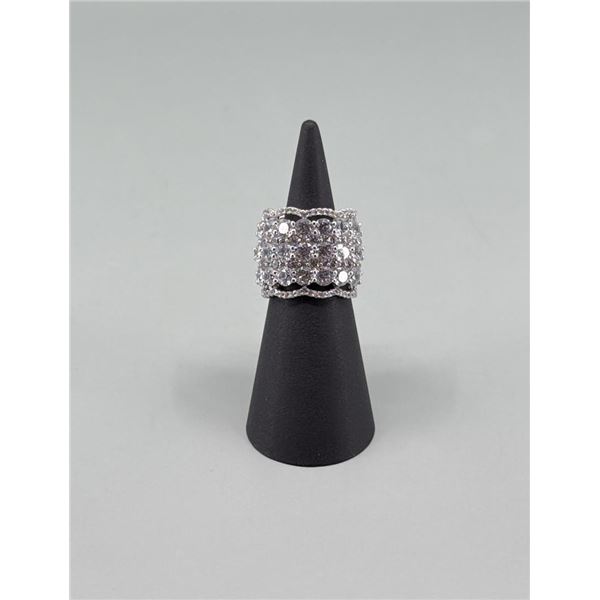 Fuzion Creations Sterling Silver CZ Ring