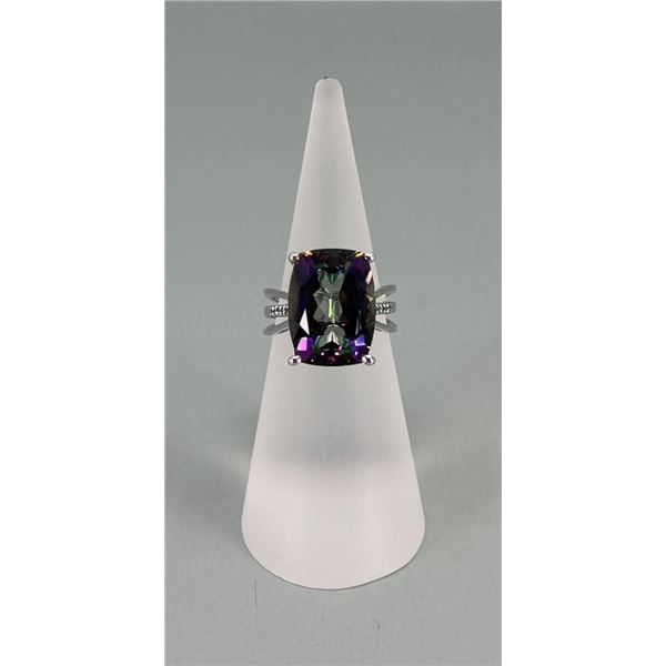Bella Luce Sterling Silver Mystic Topaz Ring