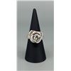 Image 1 : Wax Cast Sterling Silver Rose Ring