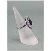 Image 2 : Sterling Silver Amethyst Ring
