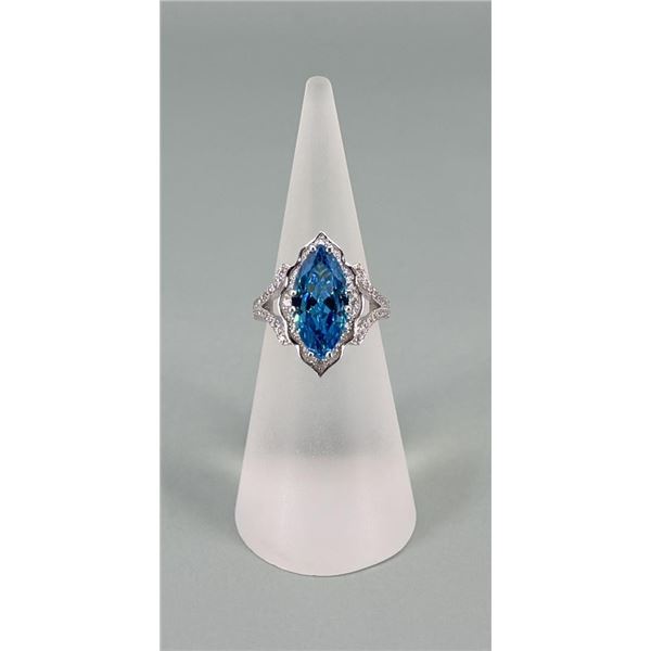 Fuzion Creations Sterling Silver Tanzanite Ring