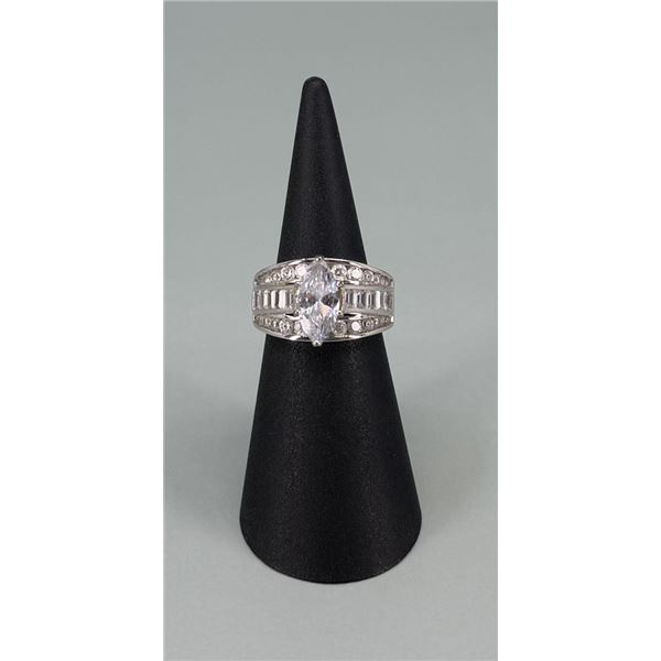 Bella Luce Sterling Silver CZ Ring