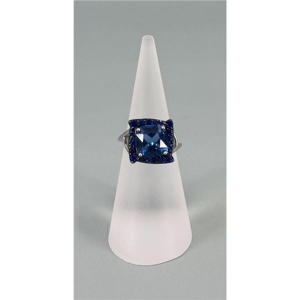 Bella Luce Sterling Silver London Blue Topaz Ring