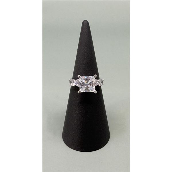 Bella Luce Sterling Silver CZ Ring