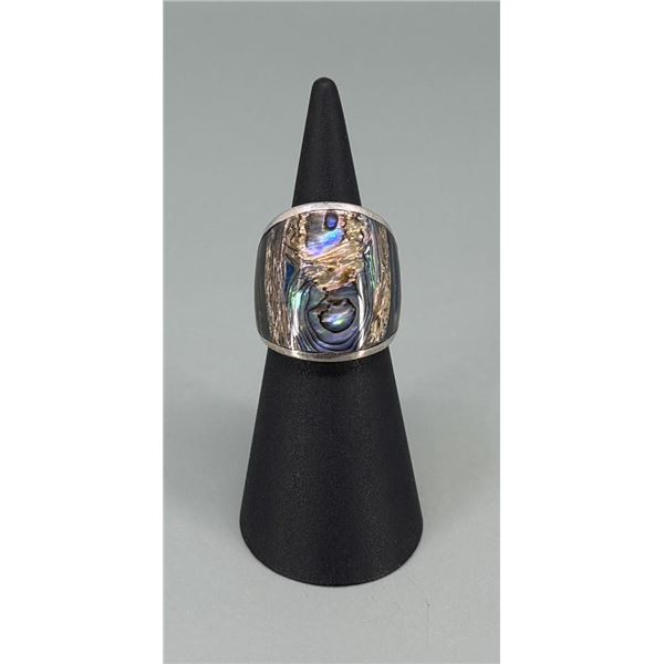 Bella Luce Sterling Silver Abalone Ring