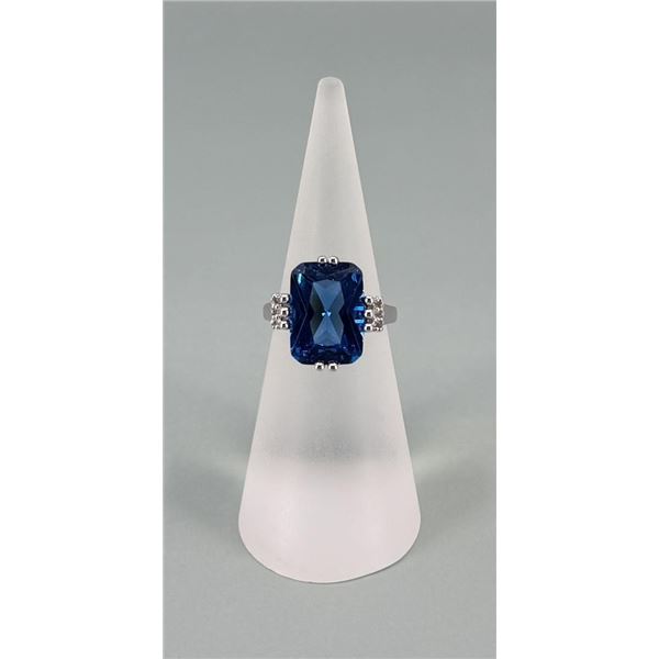 Bella Luce Sterling Silver Lab Grown Spinel Ring