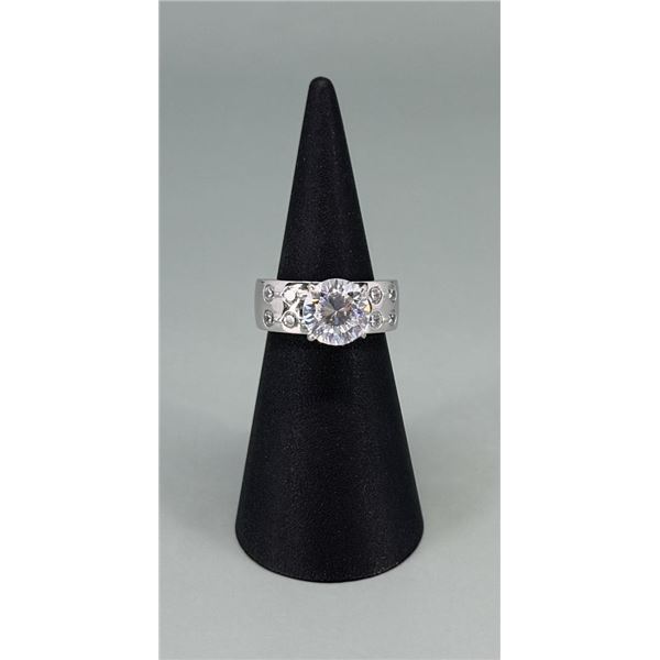 Bella Luce Sterling Silver CZ Ring