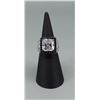 Image 1 : Samara Sterling Silver CZ Black Spinel Ring