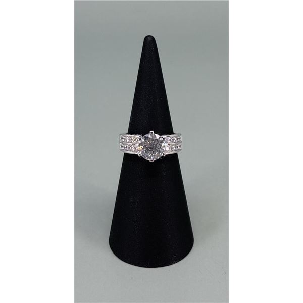 Sterling Silver CZ Ring