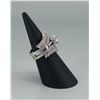 Image 2 : YGI Sterling Silver CZ Bridal Ring Set