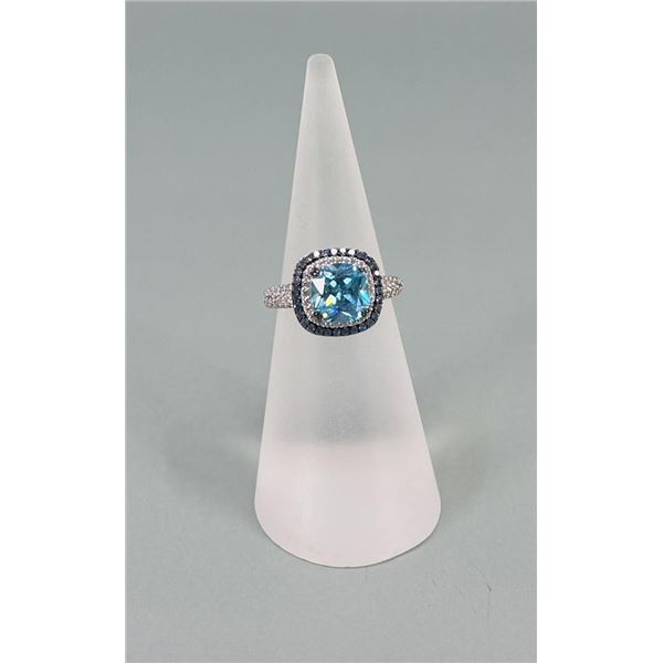 YGI Sterling Silver Blue Topaz Ring