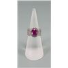 Image 1 : Sterling Silver Mahaleo Ruby Ring