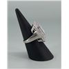 Image 2 : Silvertone CZ Cocktail Ring