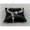 Image 2 : Judith Ripka Sterling Silver Lock & Key Bracelet