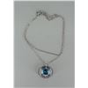 Image 2 : YGI Sterling Silver Blue Topaz Necklace