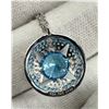 Image 3 : YGI Sterling Silver Blue Topaz Necklace