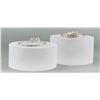 Image 1 : Lot of Two Sterling Silver Expandable Bangles