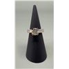 Image 1 : 14K White Gold CZ Ring