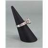 Image 2 : 14K White Gold CZ Ring