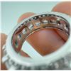 Image 4 : Fuzion Designs Sterling Silver CZ Eternity Ring