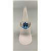 Image 1 : Fuzion Creations Sterling Silver Blue CZ Ring