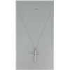Image 2 : Spacecore Sterling Silver Cross Necklace