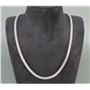 Image 1 : Sterling Silver Mesh Chain Necklace