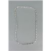 Image 2 : Sterling Silver Box Link Chain Necklace