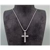 Image 1 : Sterling Silver Cross Necklace