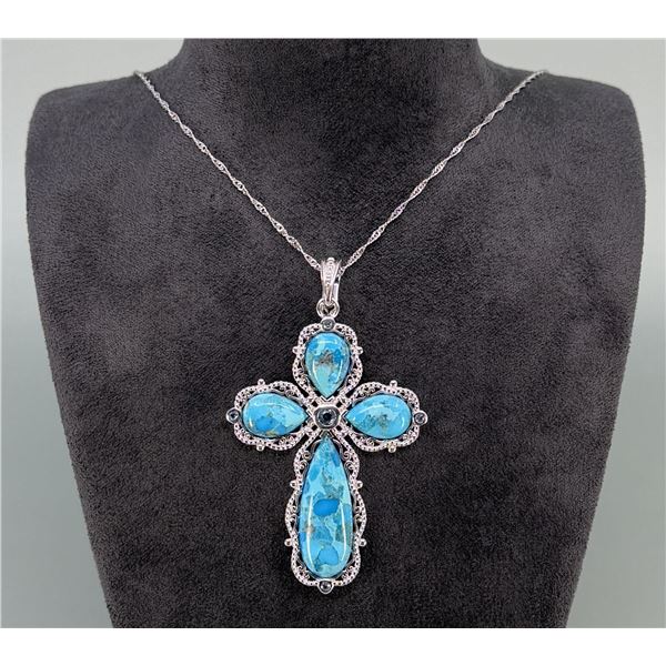 Bella Luce Southwest Style Sterling Necklace