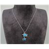 Image 1 : Sterling Silver Opal Turtle Necklace