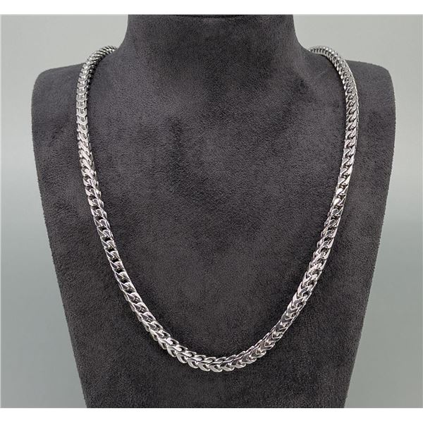 Sterling Silver Box Link Chain Necklace