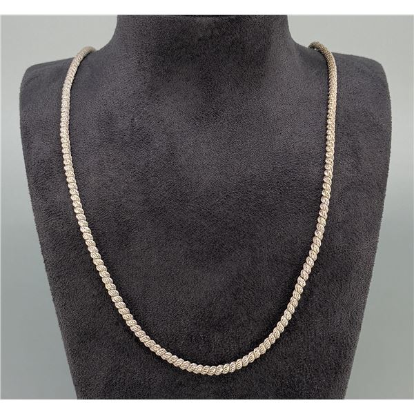 Sterling Silver Rope Necklace