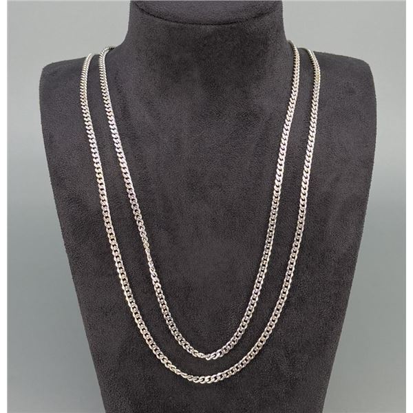 Sterling Silver Cuban Link Chain Necklace