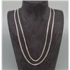 Image 1 : Sterling Silver Cuban Link Chain Necklace