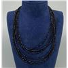 Image 1 : Faceted Black Spinel Necklace
