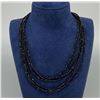 Image 1 : Faceted Black Spinel Necklace
