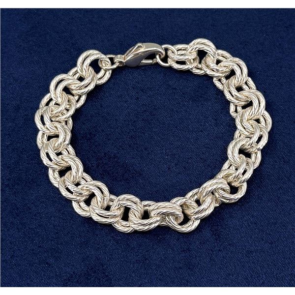 Sterling Silver Rolo Prochain Link Bracelet