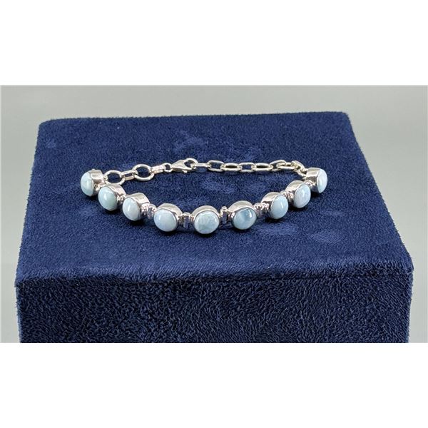 PTI Sterling Silver Larimar Bracelet