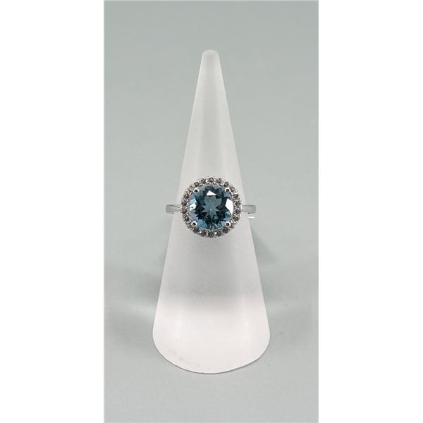 Sterling Silver London Blue Topaz Ring