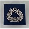 Image 1 : 14K White Gold Triple Chain Link Bracelet