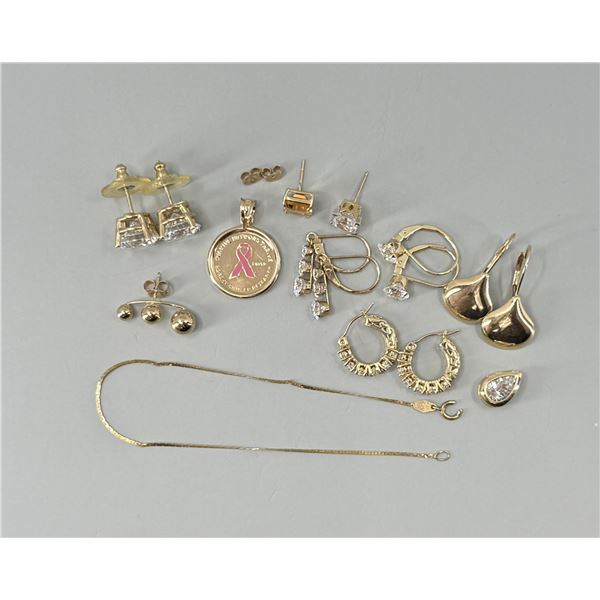 Group Of 14K Gold Jewelry