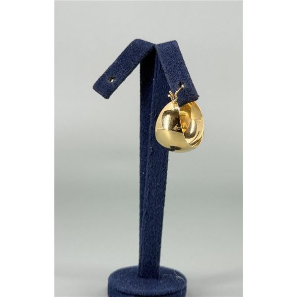 18K Gold Single Earring