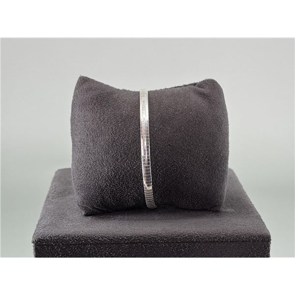 Sterling Silver Omega Chain Bracelet