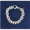 Image 1 : Sterling Silver Byzantine Link Bracelet